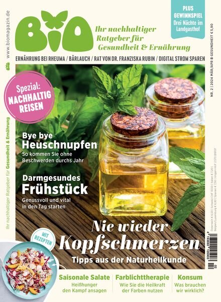 BIO Naturlich Gesund Leben – Februar 2024 Cover