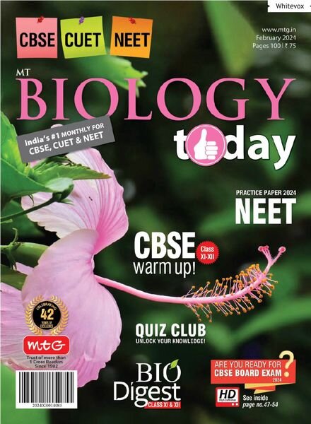Biology Today – February 2024 Cover
