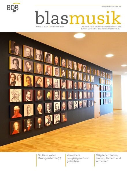 Blasmusik – Februar 2024 Cover