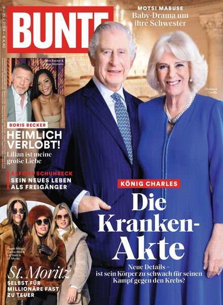 Bunte – 15 Februar 2024 Cover