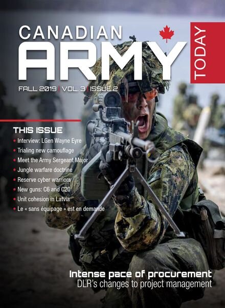 Canadian Army Today – Fall 2019 Cover