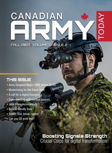 Canadian Army Today – Falll 2021 Cover