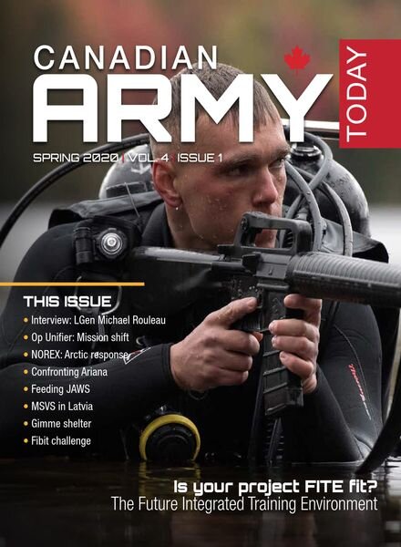Canadian Army Today – Spring 2020 Cover