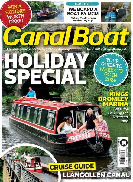Canal Boat – March 2024 Cover