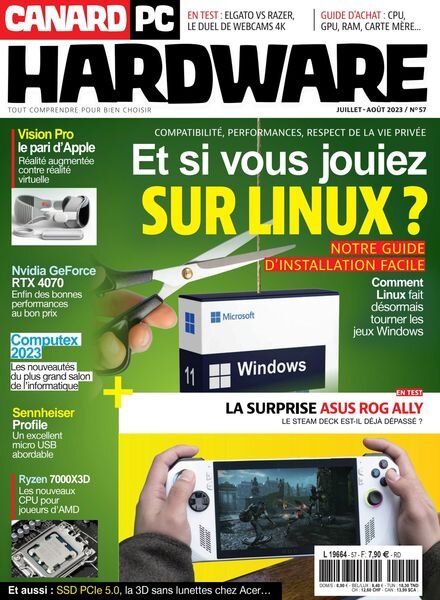 Canard PC Hardware – Juillet-Aout 2023 Cover