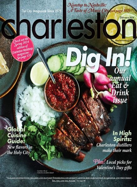 Charleston Magazine – February 2024 Cover