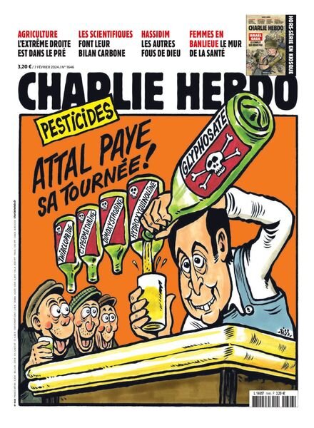 Charlie Hebdo – 7 Fevrier 2024 Cover