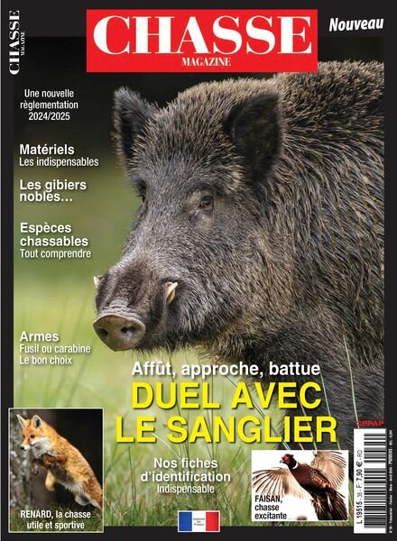 Chasse Magazine – Fevrier-Mars-Avril 2024 Cover
