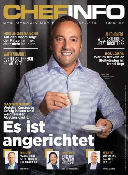 Chefinfo – Februar 2024 Cover