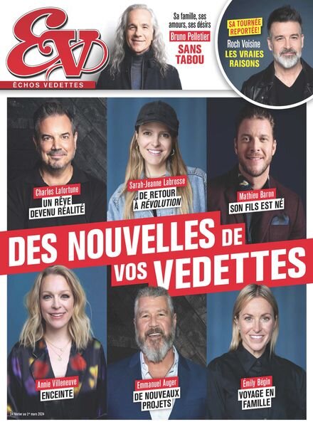 chos Vedettes – 24 Fevrier 2024 Cover