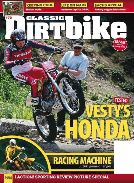 Classic Dirt Bike – Issue 70 – Spring 2024 Cover
