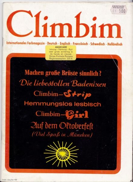 Climbim – Nr 2 1976 Cover
