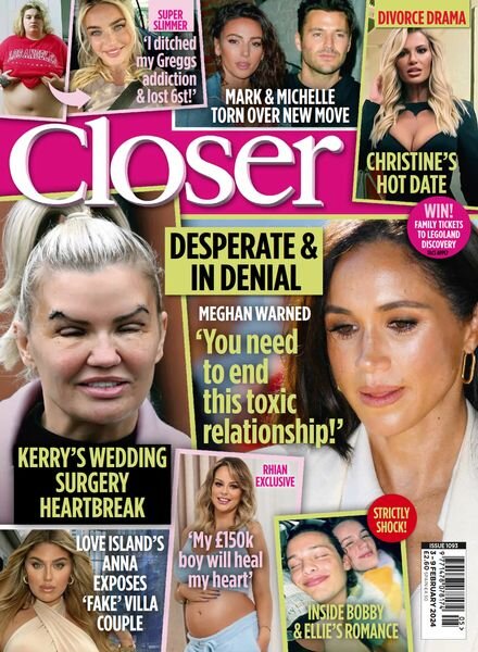Closer UK – Issue 1093 – 3 February 2024 Cover