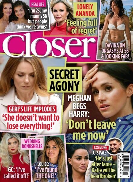 Closer UK – Issue 1095 – 17 February 2024 Cover