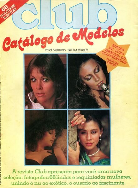 Club Brazil Model Catalog – Autumn 1982 Cover