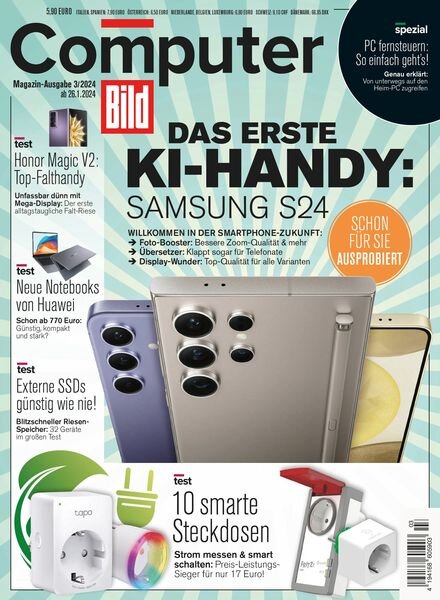 Computer Bild Germany – 26 Januar 2024 Cover