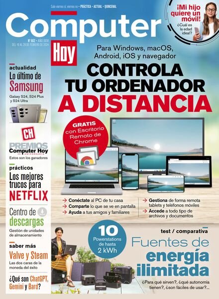 Computer Hoy – 16 Febrero 2024 Cover