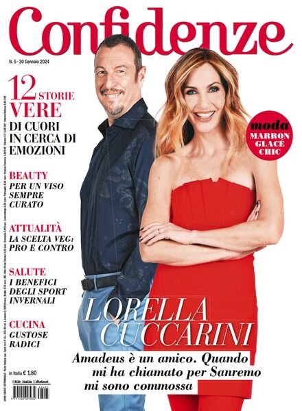 Confidenze – 30 Gennaio 2024 Cover