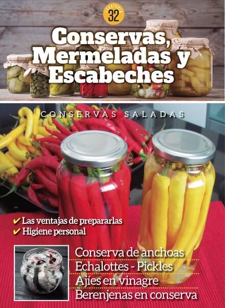 Conservas mermeladas y escabeches – Febrero 2024 Cover