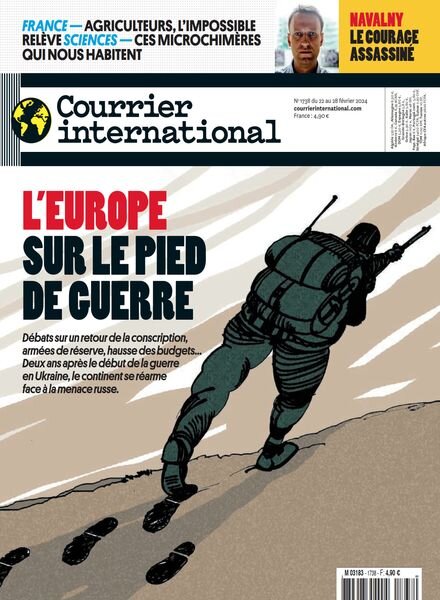 Courrier International – 22 Fevrier 2024 Cover