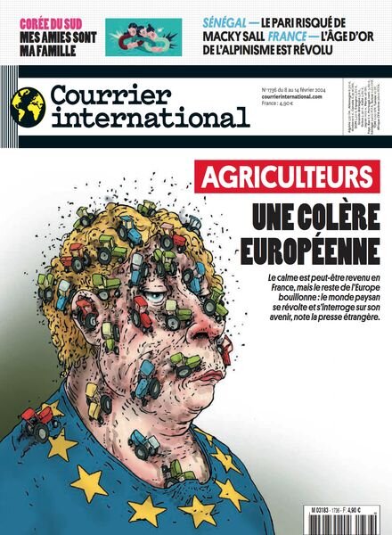 Courrier International – 8 Fevrier 2024 Cover