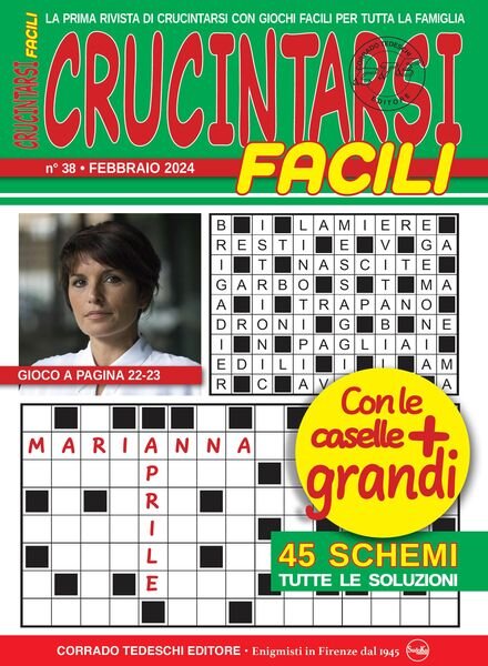 Crucintarsi Facili – Febbraio 2024 Cover