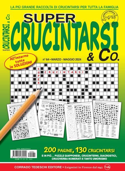 Crucintarsi Giganti – Marzo-Maggio 2024 Cover