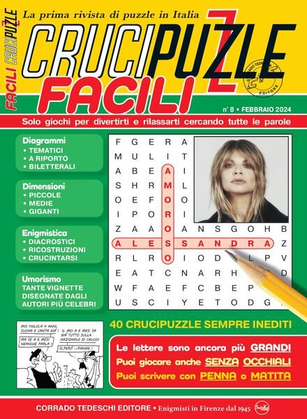 Crucipuzzle – 8 Febbraio 2024 Cover