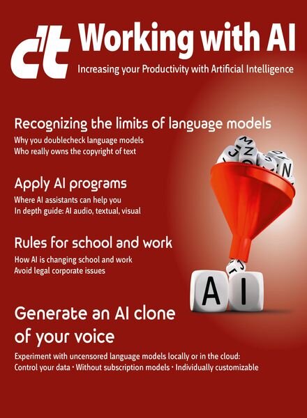 c’t Special Issue – Working with AI – 3 February 2024 Cover