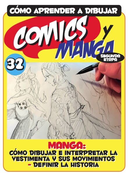 Curso como aprender a dibujar comics y manga – Febrero 2024 Cover