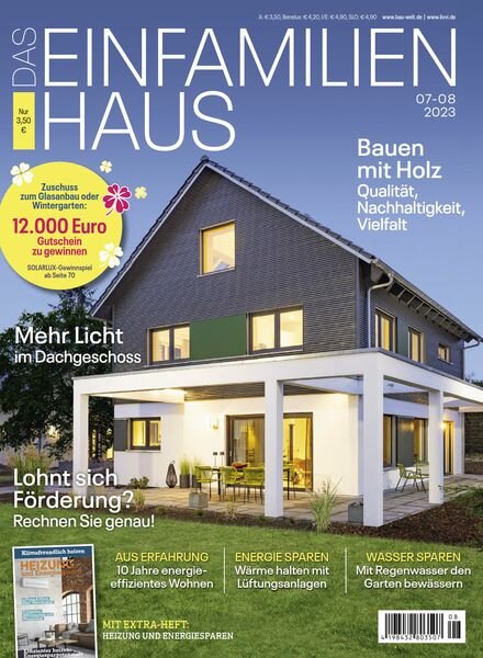 Das Einfamilienhaus – Juli-August 2023 Cover
