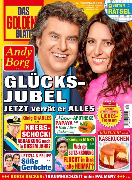 Das Goldene Blatt – 10 Februar 2024 Cover