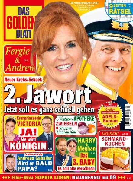 Das Goldene Blatt – 24 Februar 2024 Cover