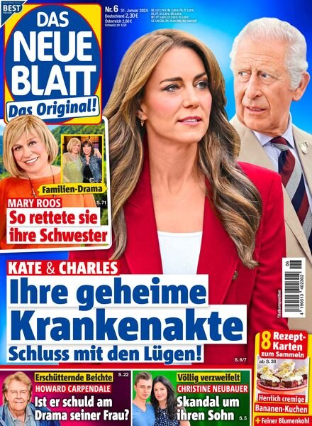 Das Neue Blatt – 31 Januar 2024 Cover