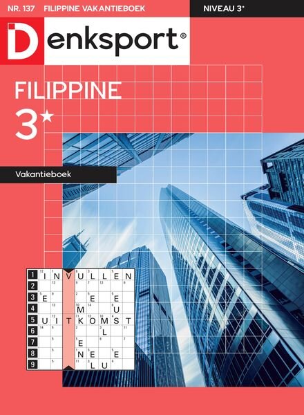 Denksport Filippine 3 Vakantieboek – Februari 2024 Cover