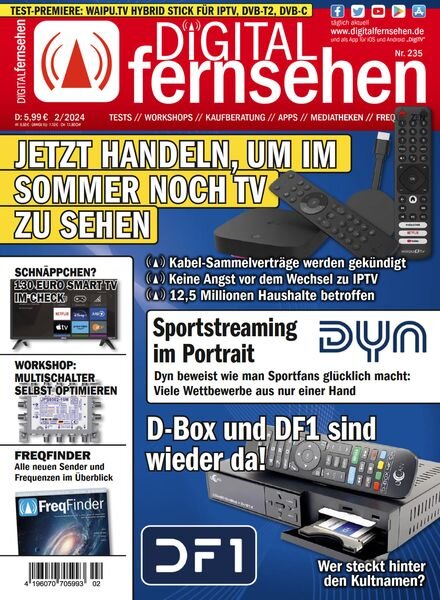 Digital Fernsehen – Februar 2024 Cover