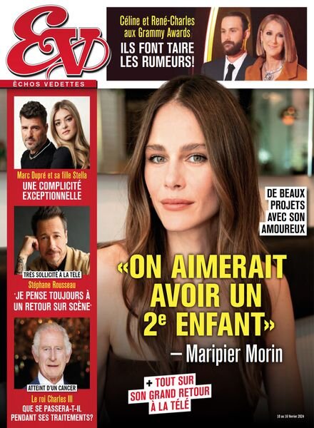 echos Vedettes – 10 Fevrier 2024 Cover