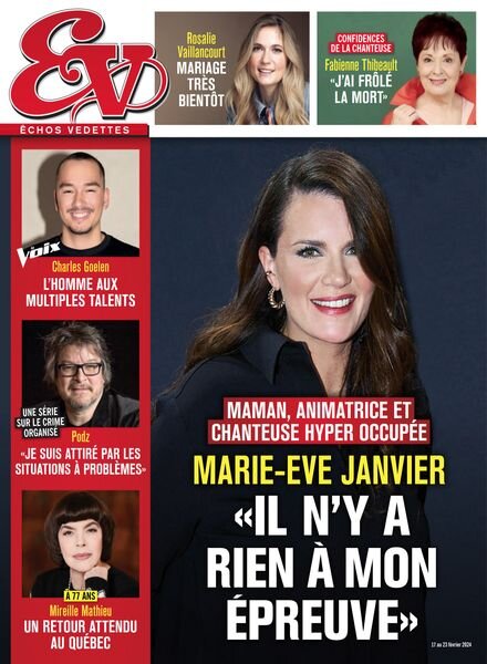 echos Vedettes – 17 Fevrier 2024 Cover