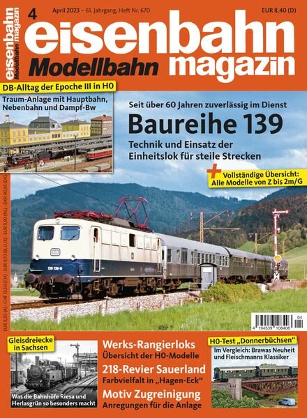 Eisenbahn Magazin – April 2023 Cover