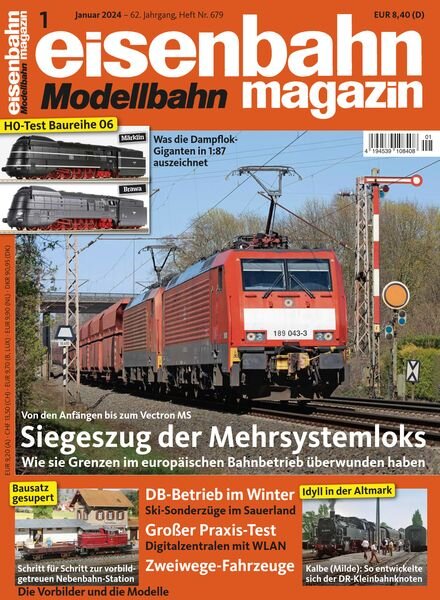 Eisenbahn Magazin – Januar 2024 Cover