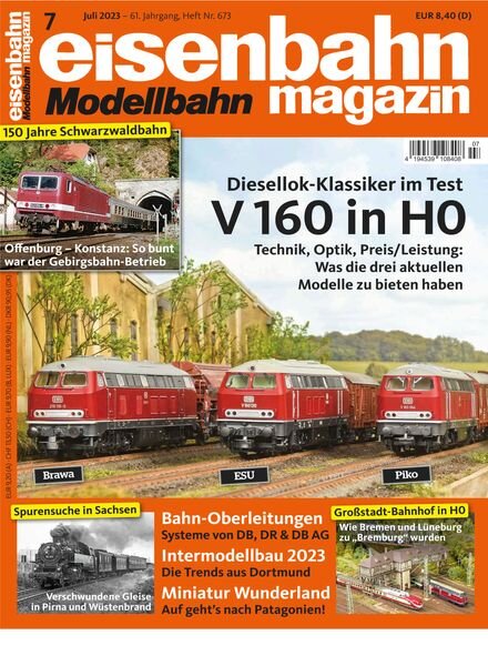 Eisenbahn Magazin – Juli 2023 Cover