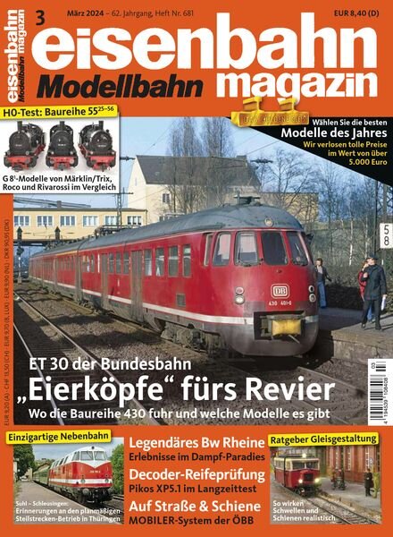 Eisenbahn Magazin – Marz 2024 Cover
