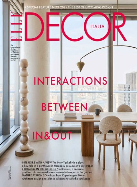 Elle Decor Italia English Edition – February 2024 Cover