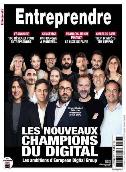 Entreprendre – Fevrier 2024 Cover