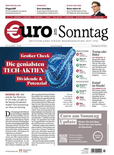 Euro am Sonntag – 2 Februar 2024 Cover