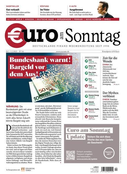Euro am Sonntag – 26 Januar 2024 Cover