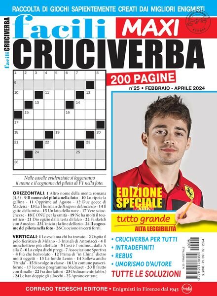 Facili Cruciverba – Febbraio-Aprile 2024 Cover