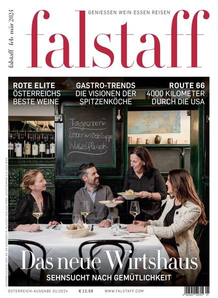 Falstaff Magazin Osterreich – Februar 2024 Cover