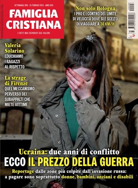 Famiglia Cristiana – 25 Febbraio 2024 Cover