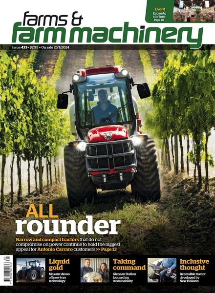 Farms and Farm Machinery – Issue 433 – 25 January 2024 Cover